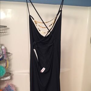 Black and gold Carabella dress